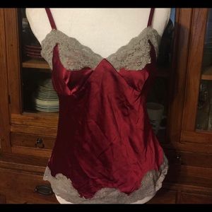 Express Red Silk Camisole